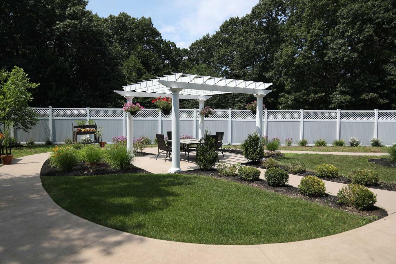 Outdoor seating area