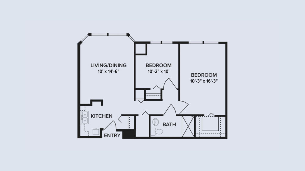 Assisted Living Two-Bedroom A