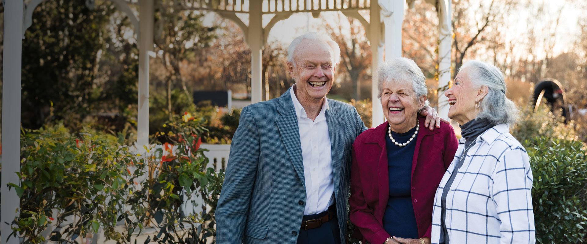 Seniors enjoying company