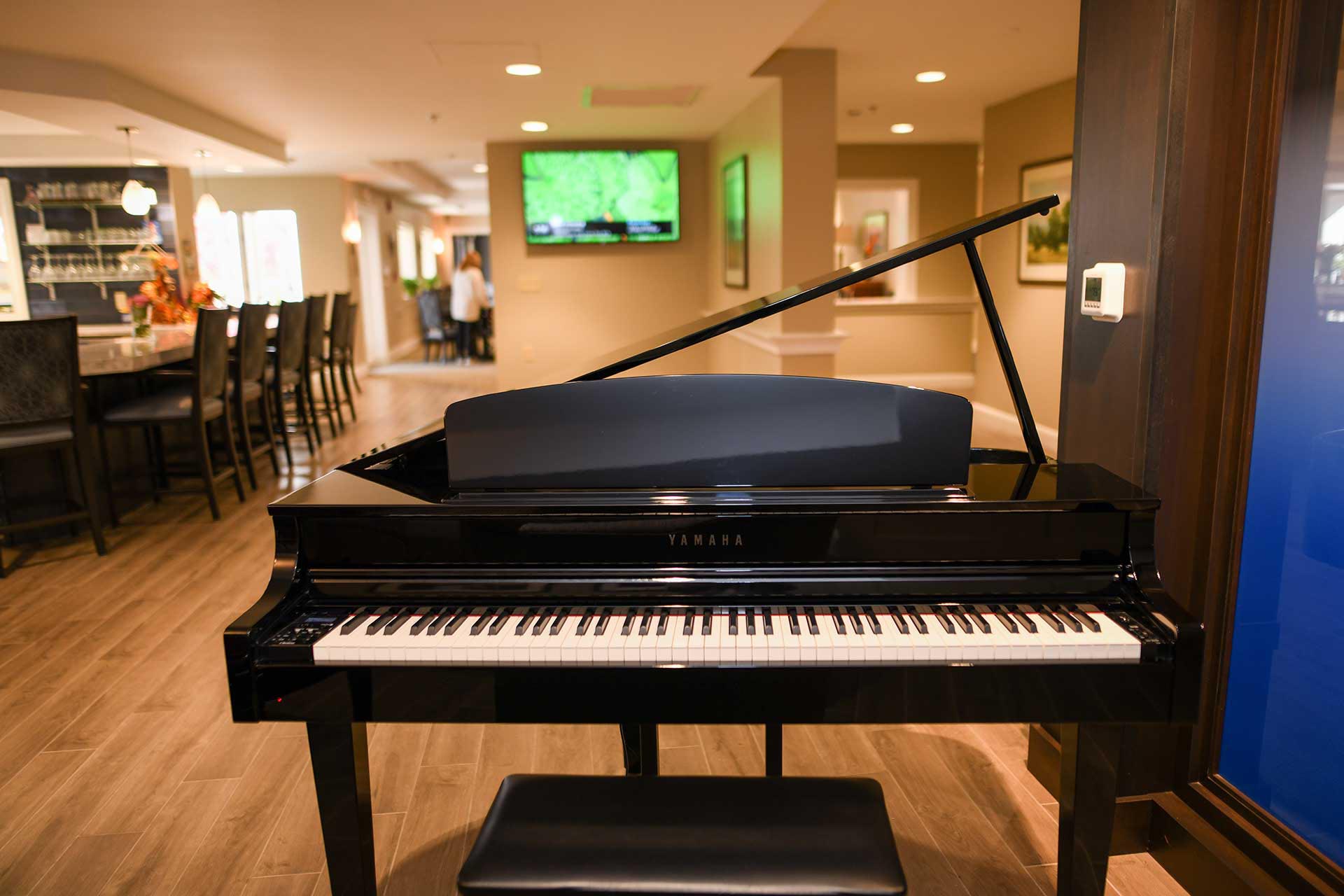 common area grand piano