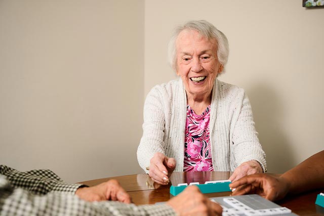 Memory care interior resident